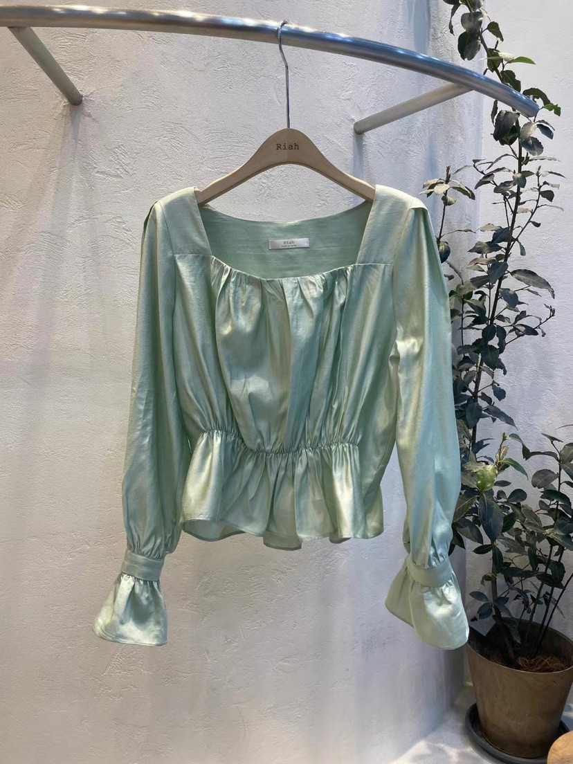 RIAH東大門實拍女士新品25春夏休閑推薦真品襯衫蕾絲衫打折RIAH襯衫/蕾絲衫