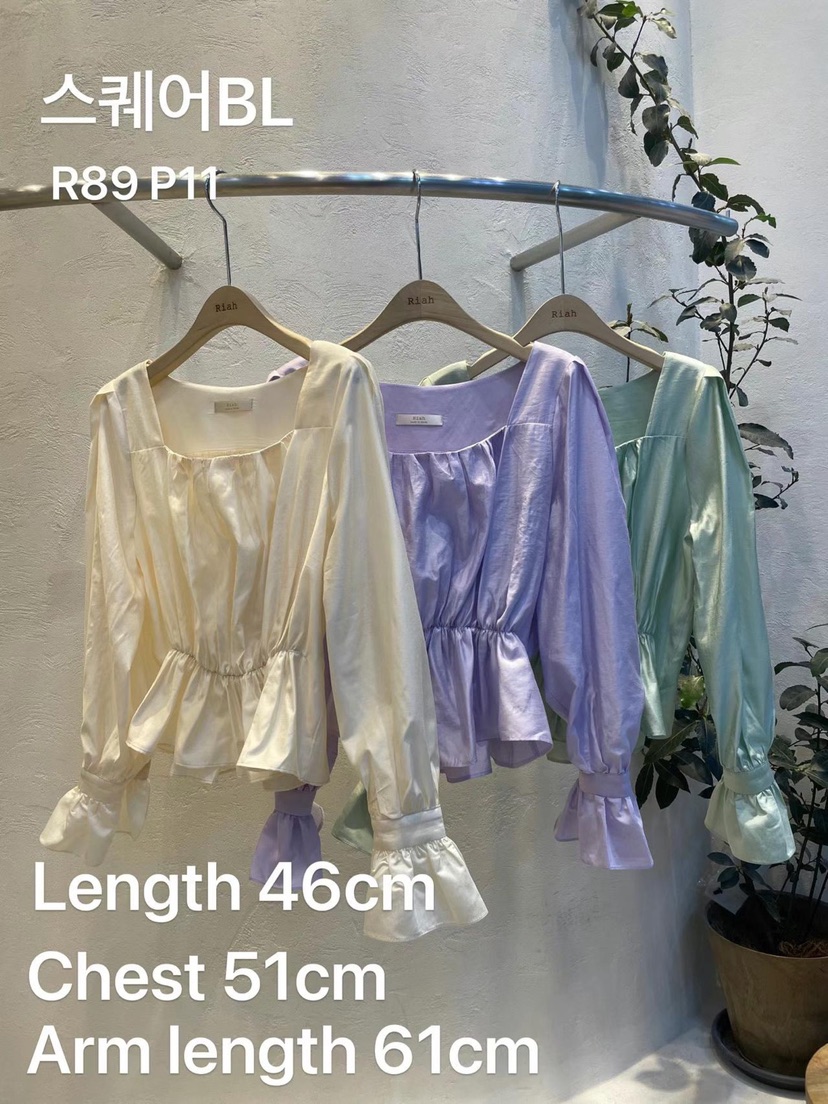 RIAH東大門實拍女士新品25春夏休閑推薦真品襯衫蕾絲衫打折RIAH襯衫/蕾絲衫