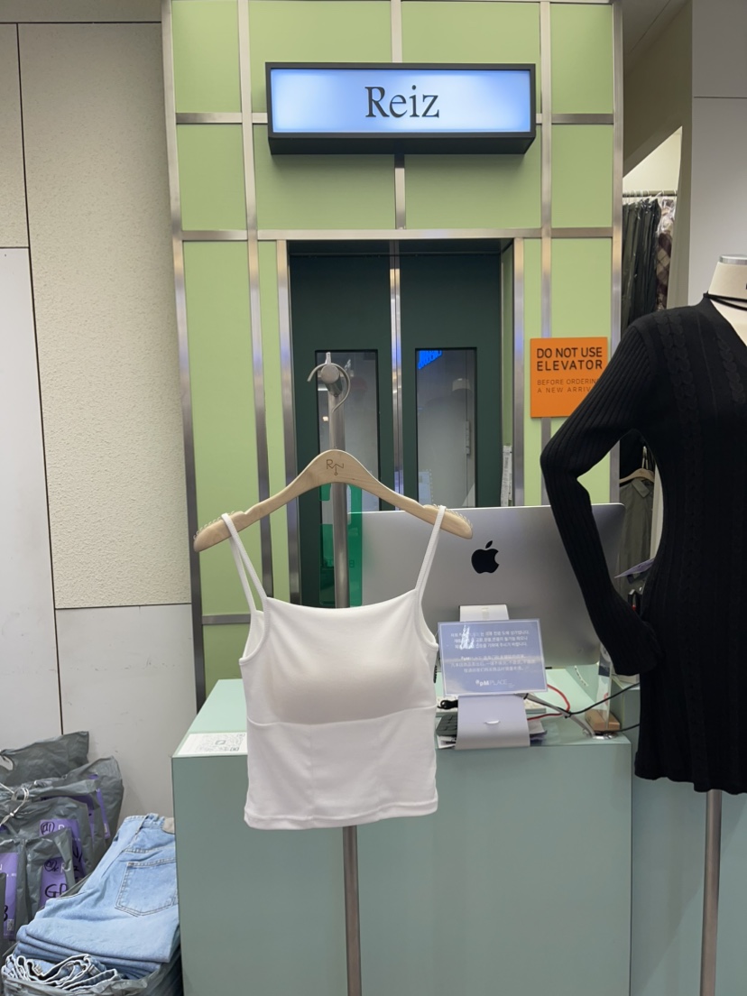REIZ東大門代購女士新款熱賣25春夏人氣職業推薦時尚吊帶背心REIZ吊帶/背心