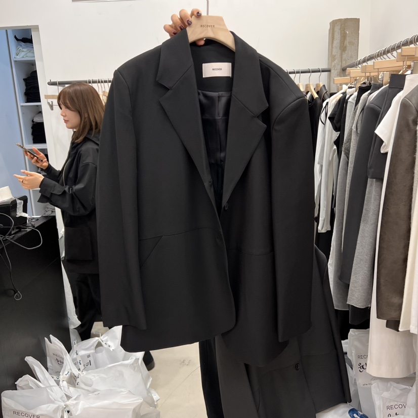 RECOVER-OT東大門直郵女裝新款時尚人氣職業真品25春夏西裝西服RECOVER/MOMENT西裝/西服