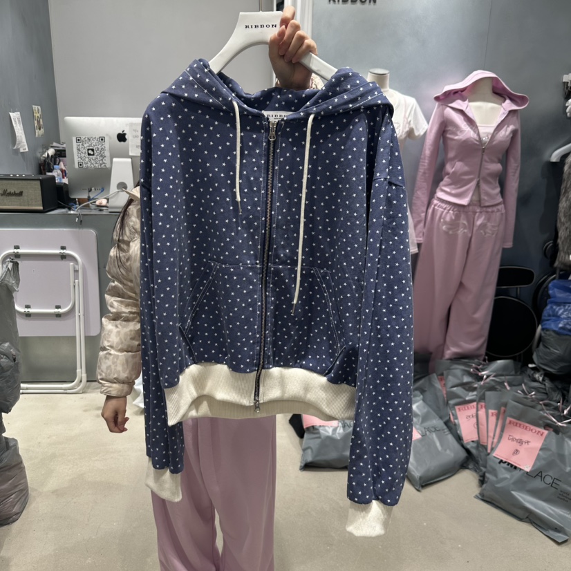 RIBBON韓國代購女裝新品休閑人氣時尚熱賣職業真品推薦衛衣RIBBON衛衣