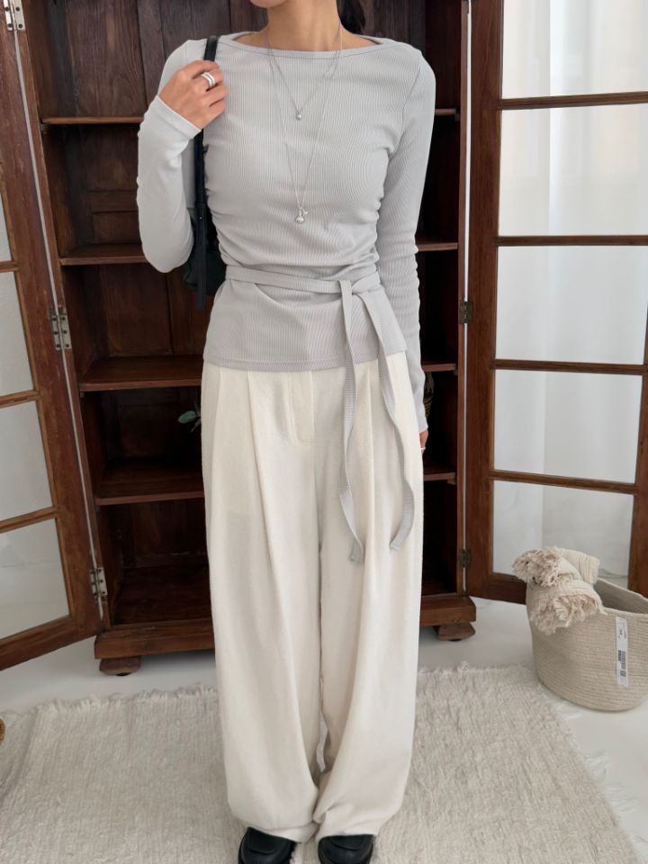 DOIT韓國㊣直郵東大門代購女裝新款時尚25春夏職業推薦長袖T恤DOIT長袖T恤