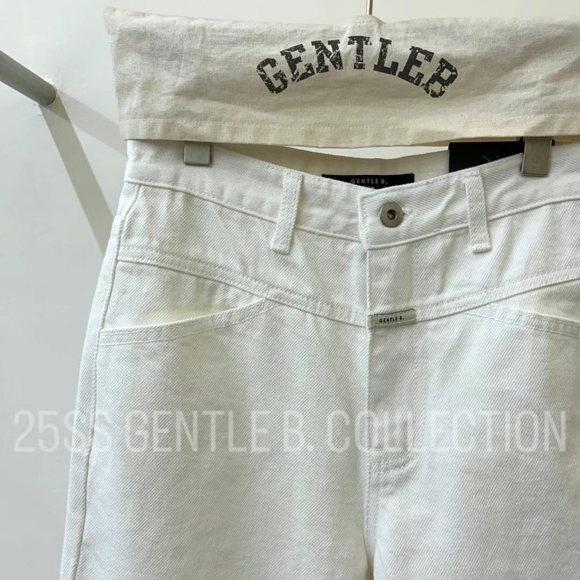 GENTLE B韓國直郵㊣東大門實拍女裝新品休閑25春夏時尚牛仔褲GENTLE B牛仔褲