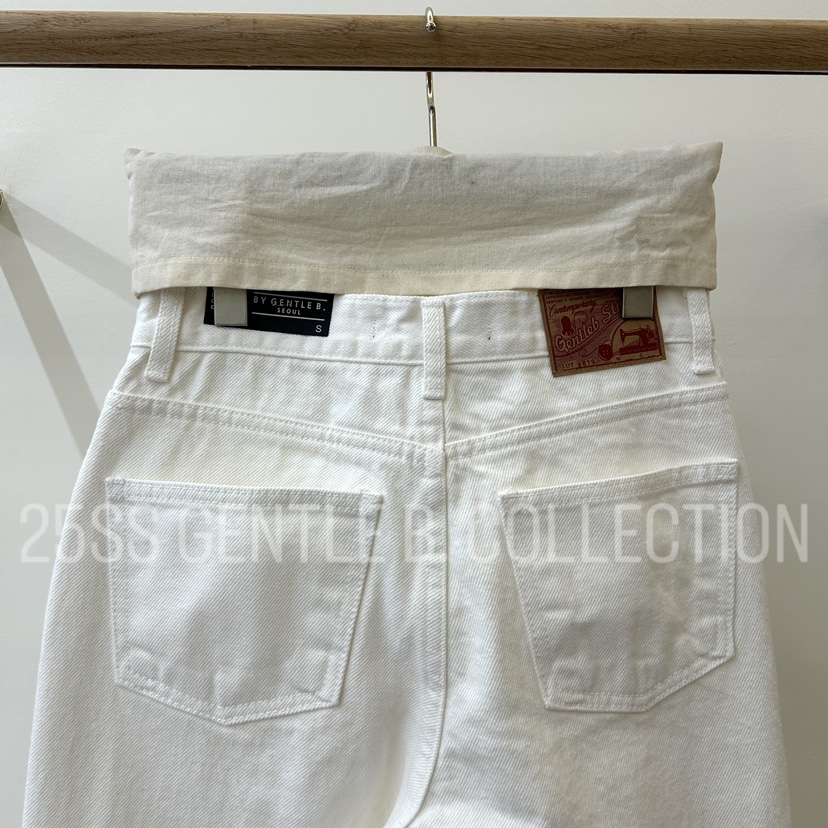GENTLE B韓國直郵㊣東大門實拍女裝新品休閑25春夏時尚牛仔褲GENTLE B牛仔褲