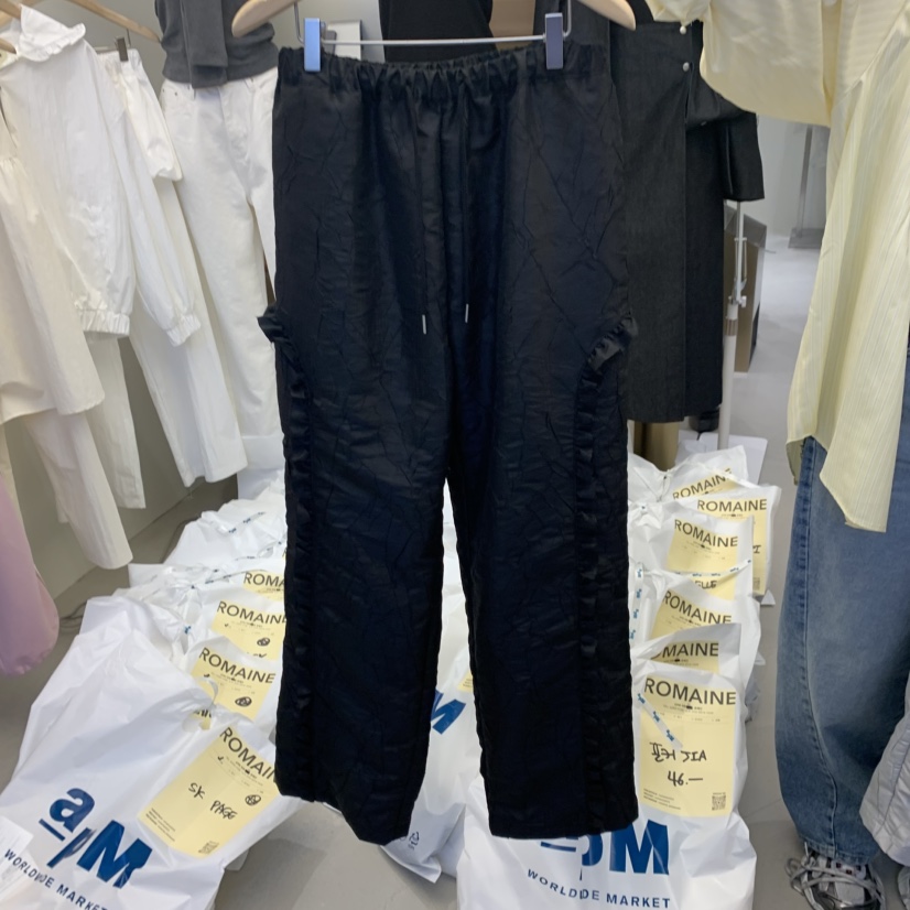 ROMAINE直郵韓國代購㊣女裝新品熱賣職業25春夏人氣推薦休閑褲ROMAINE休閑褲圖色2