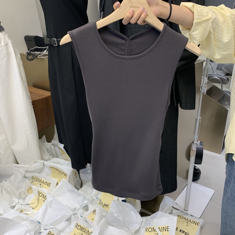 ROMAINE直郵韓國代購㊣女裝新款熱賣人氣職業休閑推薦吊帶背心ROMAINE吊帶/背心圖色4