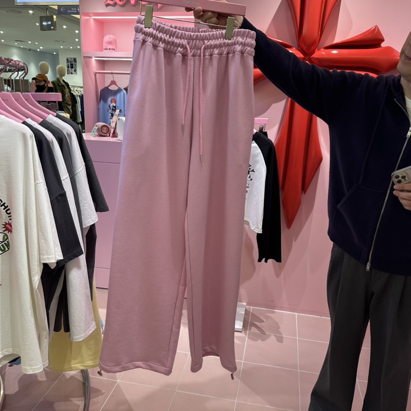 LOVE PINK韓國直郵㊣東大門實拍女裝新品職業熱賣人氣休閑褲LOVE PINK休閑褲圖色2