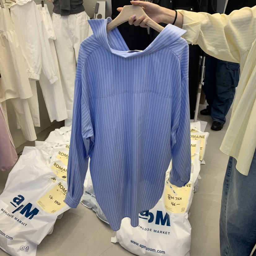 ROMAINE韓國㊣直郵東大門代購女裝新款人氣推薦熱賣襯衫蕾絲衫ROMAINE襯衫/蕾絲衫