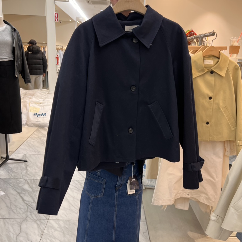 AFTERGLOW直郵韓國代購㊣女裝新品熱賣時尚職業25春夏休閑夾克AFTERGLOW夾克圖色3