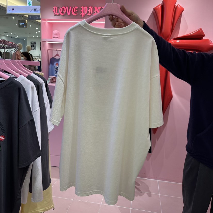 LOVE PINK直郵韓國代購㊣女裝新品休閑熱賣時尚職業推薦T恤LOVE PINKT恤