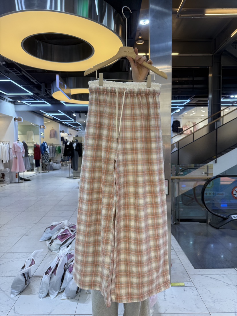 PLUM-q直郵韓國代購㊣女裝新品25春夏人氣時尚熱賣職業休閑褲PLUM休閑褲圖色1