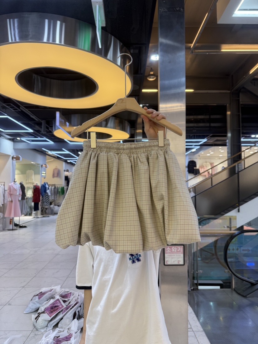 PLUM-q直郵韓國代購㊣女裝新品25春夏休閑時尚人氣推薦短裙PLUM短裙