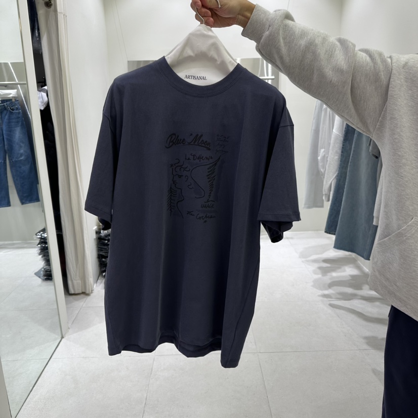 AETISANAL韓國直郵㊣女裝新款人氣休閑職業25春夏時尚熱賣T恤ARTISANALT恤圖色2
