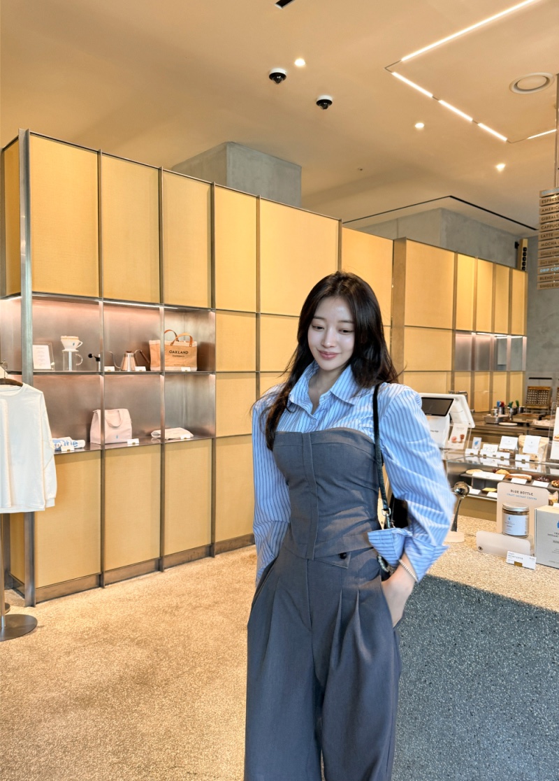 RED-J-레드.J-T直郵韓國代購㊣女裝新品人氣推薦休閑套裝RED-J套裝