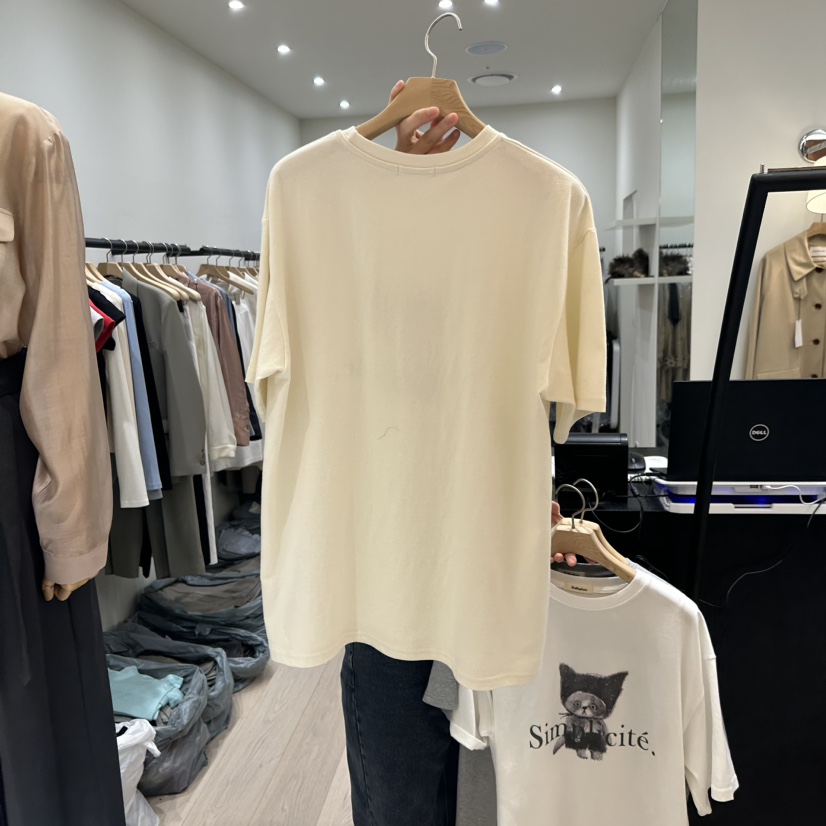 NOTTINGHAM韓國直郵㊣東大門實拍女裝新品人氣時尚25春夏T恤NOTTINGHAMT恤