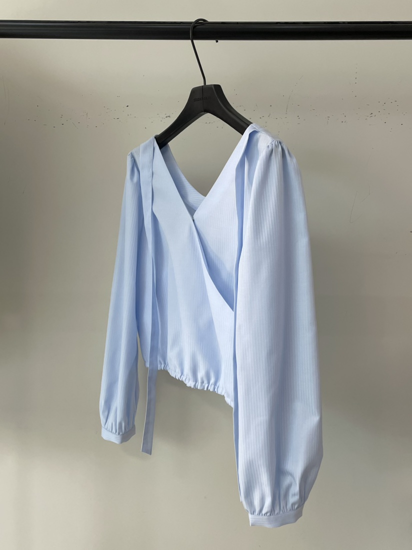 OBJET韓國㊣直郵東大門代購女裝新品推薦25春夏職業襯衫蕾絲衫love us u/OBJET襯衫/蕾絲衫圖色2