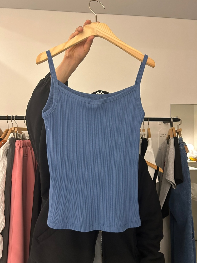 AS THOUGHT直郵韓國代購㊣女裝新品25春夏休閑人氣吊帶背心AS THOUGHT吊帶/背心圖色4