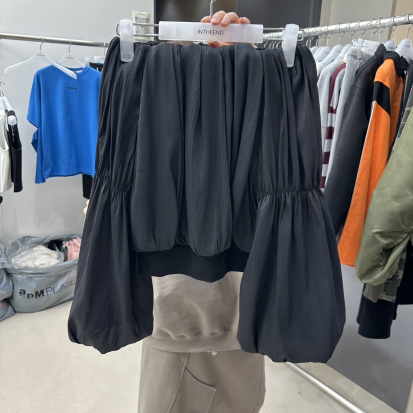 INTHEEND韓國㊣直郵東大門代購女裝新品人氣熱賣襯衫蕾絲衫INTHEEND襯衫/蕾絲衫圖色2