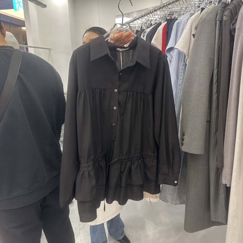 PAVEL韓國直郵㊣女裝新款職業熱賣推薦休閑25春夏襯衫蕾絲衫PAVEL襯衫/蕾絲衫圖色3