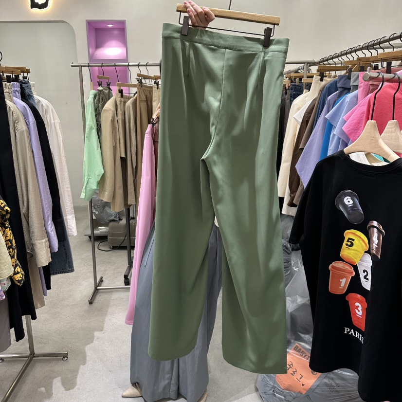 BISHOP韓國直郵㊣東大門實拍女裝新品人氣時尚休閑職業休閑褲b#/BISHOP休閑褲