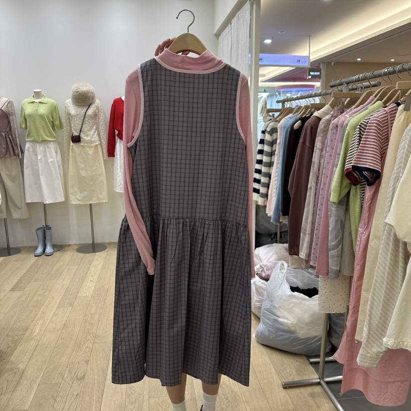FURE直郵韓國代購㊣女裝新款時尚25春夏人氣連衣裙不含內搭FURE連衣裙