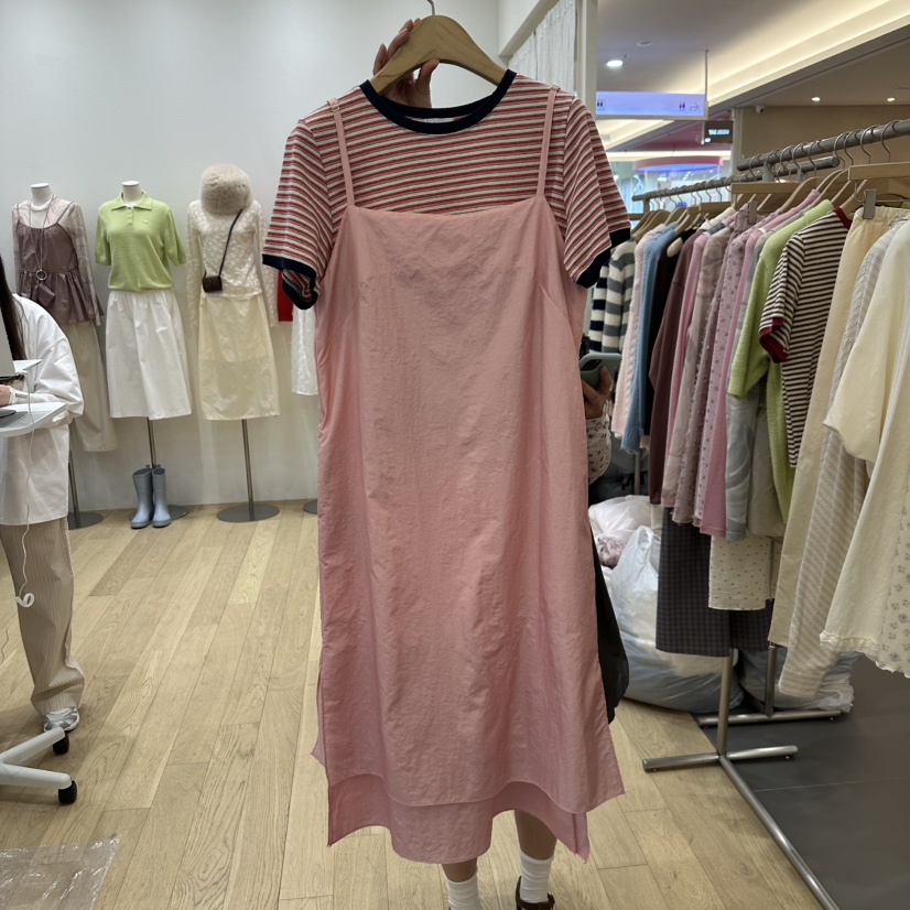 FURE韓國直郵㊣東大門實拍女裝新品25春夏人氣休閑職業連衣裙FURE連衣裙圖色2