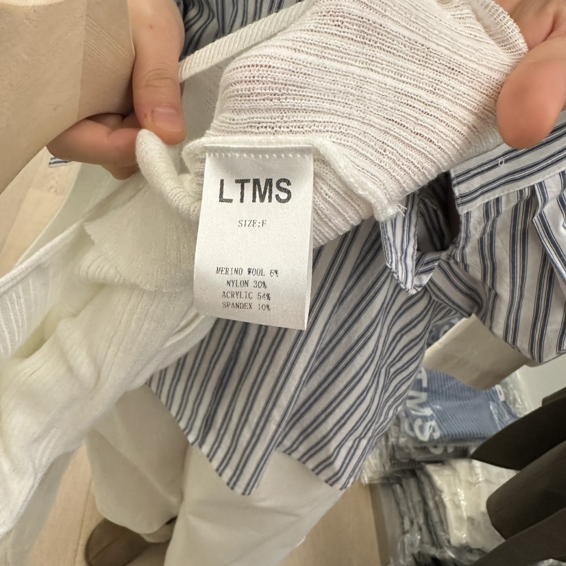 LTMS韓國直郵㊣東大門實拍女裝新品25春夏熱賣人氣職業針織衫LTMS針織衫