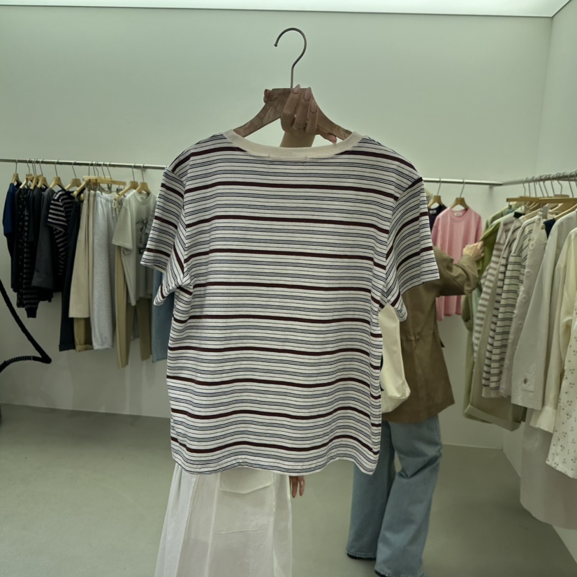 BROWNS-P韓國直郵㊣東大門實拍女裝新品休閑推薦時尚職業T恤BROWNS-PT恤