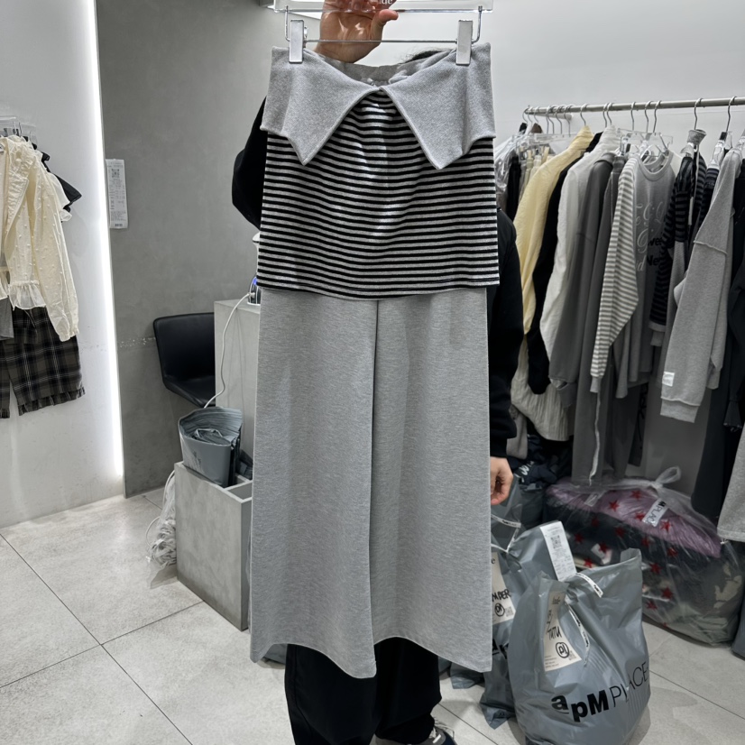 ANDE韓國直郵㊣東大門實拍女裝新品人氣時尚職業25春夏裙褲ANDE裙褲圖色2