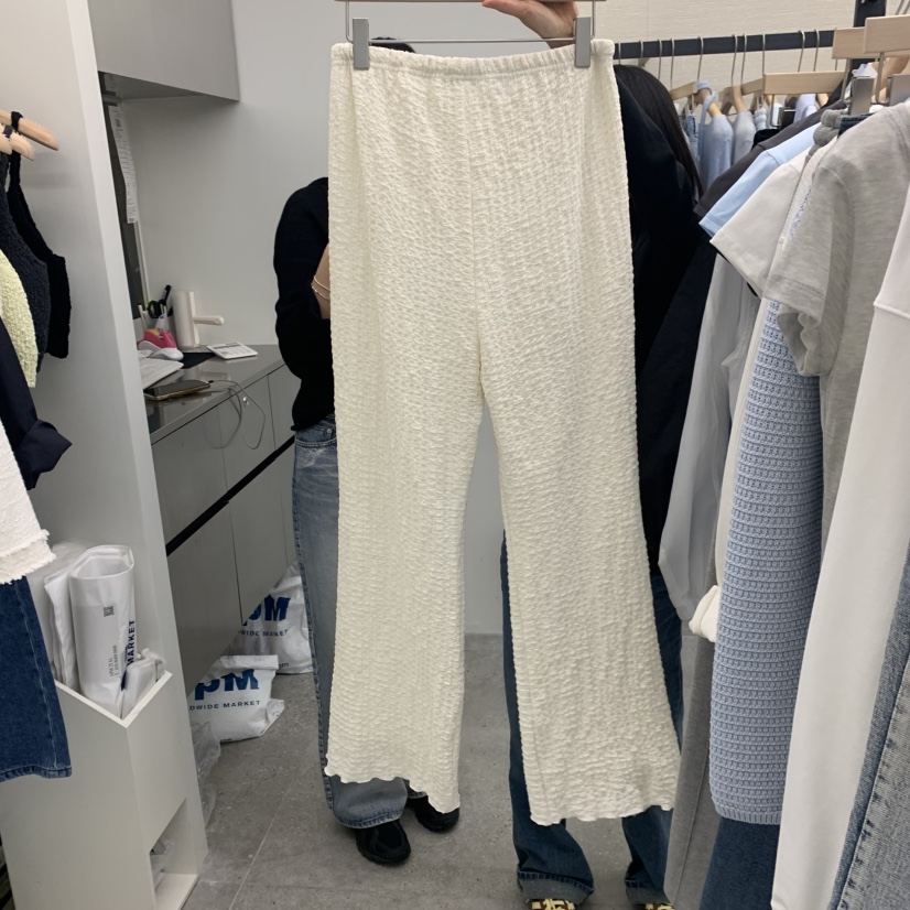 AND THE韓國直郵㊣東大門實拍女裝新款推薦時尚熱賣休閑褲AND THE休閑褲