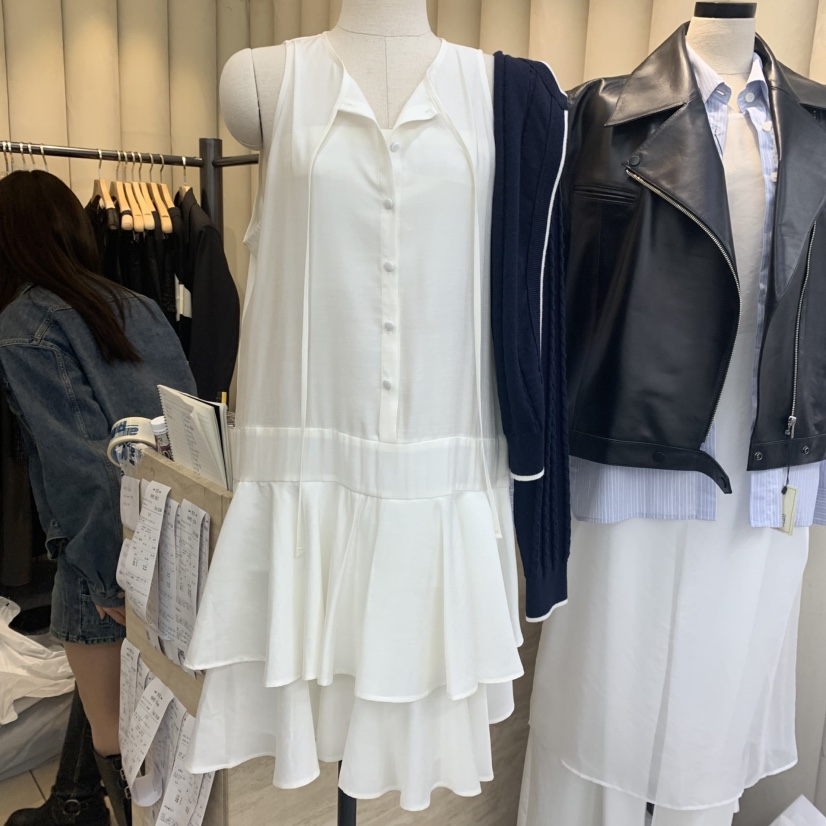 OUS/INCH-L直郵韓國代購㊣女裝新品推薦人氣25春夏連衣裙OUS/INCH連衣裙圖色3