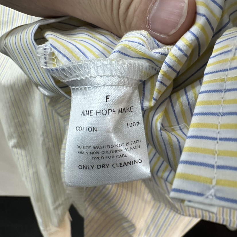 AIME HOPE MAKE韓國㊣直郵東大門代購女裝新品25春夏襯衫蕾絲衫AIME HOPE MAKE襯衫/蕾絲衫