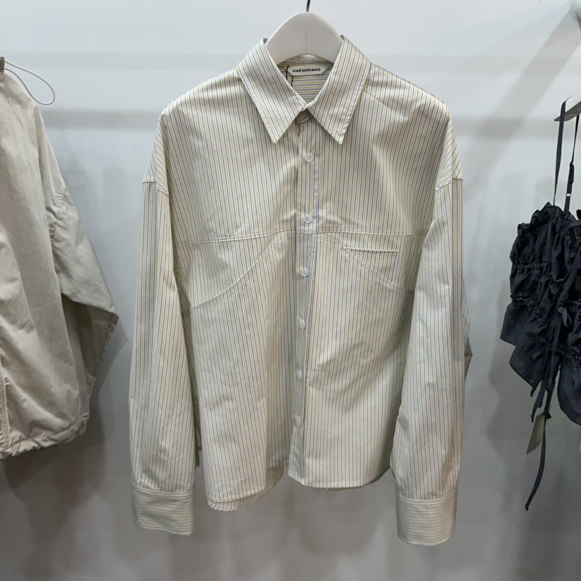 AIME HOPE MAKE韓國㊣直郵東大門代購女裝新品25春夏襯衫蕾絲衫AIME HOPE MAKE襯衫/蕾絲衫圖色2
