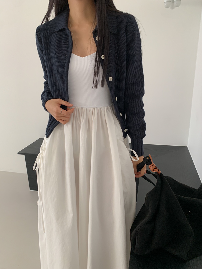 GOYOU韓國㊣直郵東大門代購女裝新品休閑時尚連衣裙口袋長款de goyou連衣裙