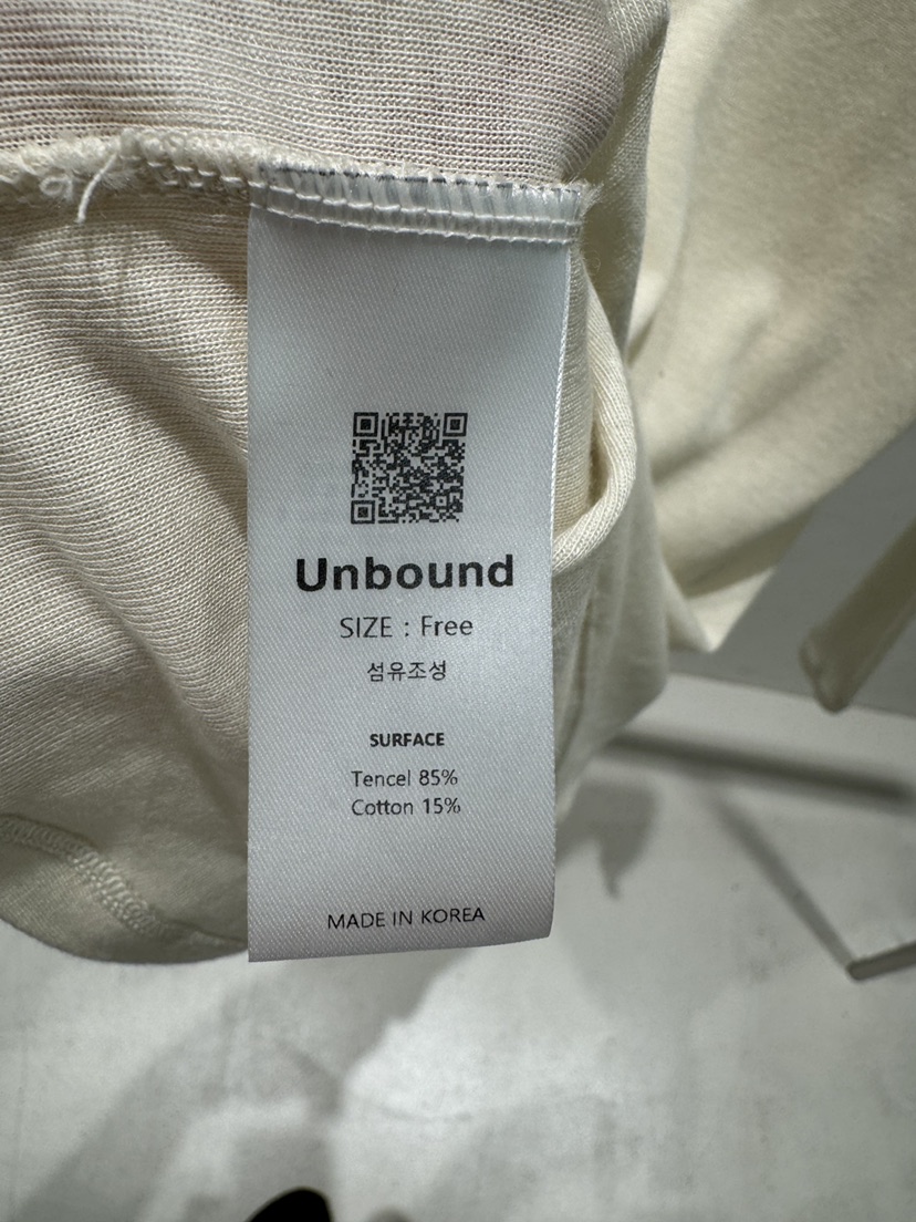 UNBOUND韓國直郵㊣女裝新品熱賣25春夏人氣職業休閑長袖T恤UNBOUND長袖T恤