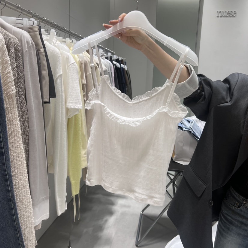 NUESE韓國直郵㊣東大門實拍女裝新品熱賣人氣職業休閑吊帶背心NUESE吊帶/背心