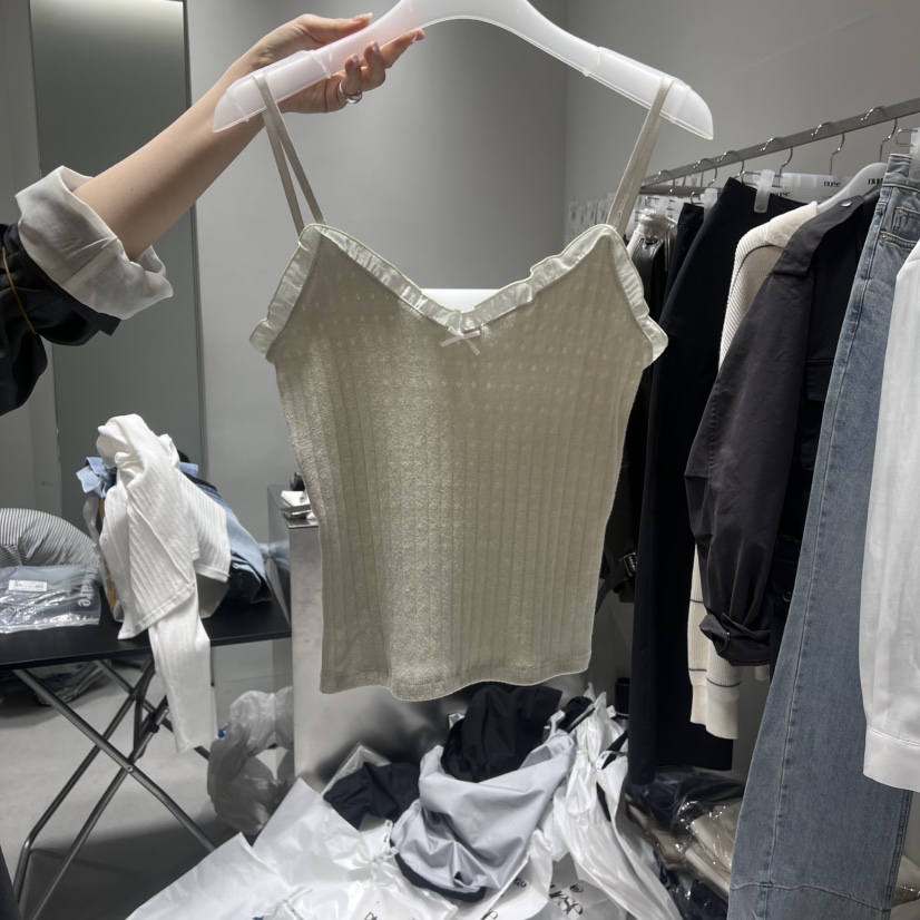 NUESE韓國直郵㊣東大門實拍女裝新品熱賣人氣職業休閑吊帶背心NUESE吊帶/背心圖色2