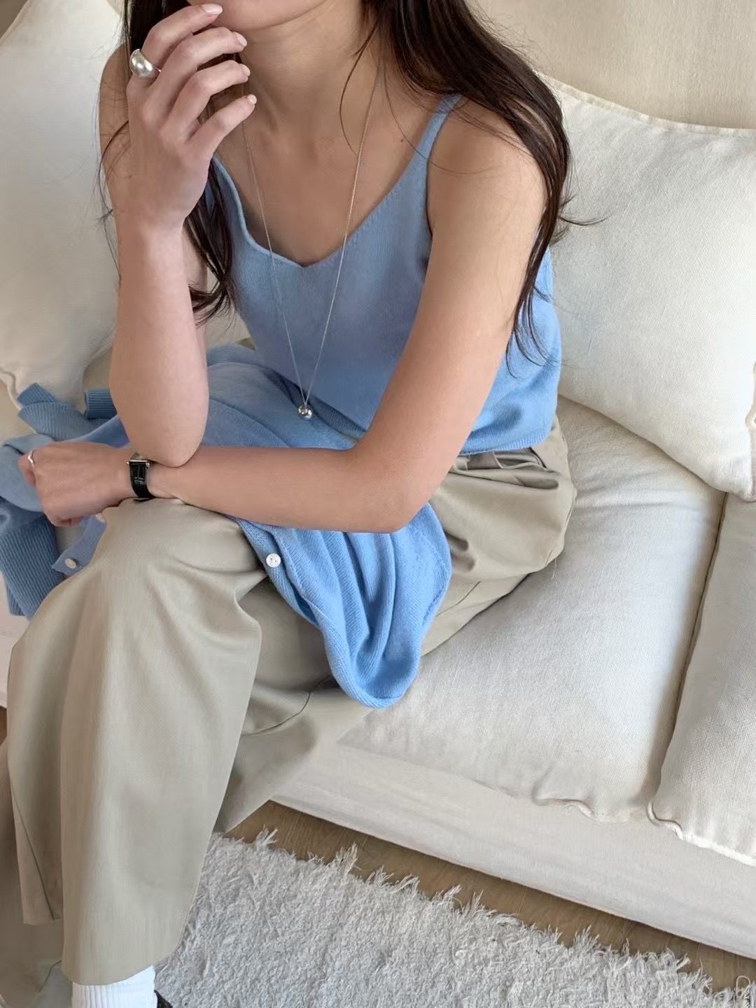 HIDEWAY韓國直郵㊣東大門實拍女裝新款職業25春夏套裝套裝開衫HIDEWAY套裝