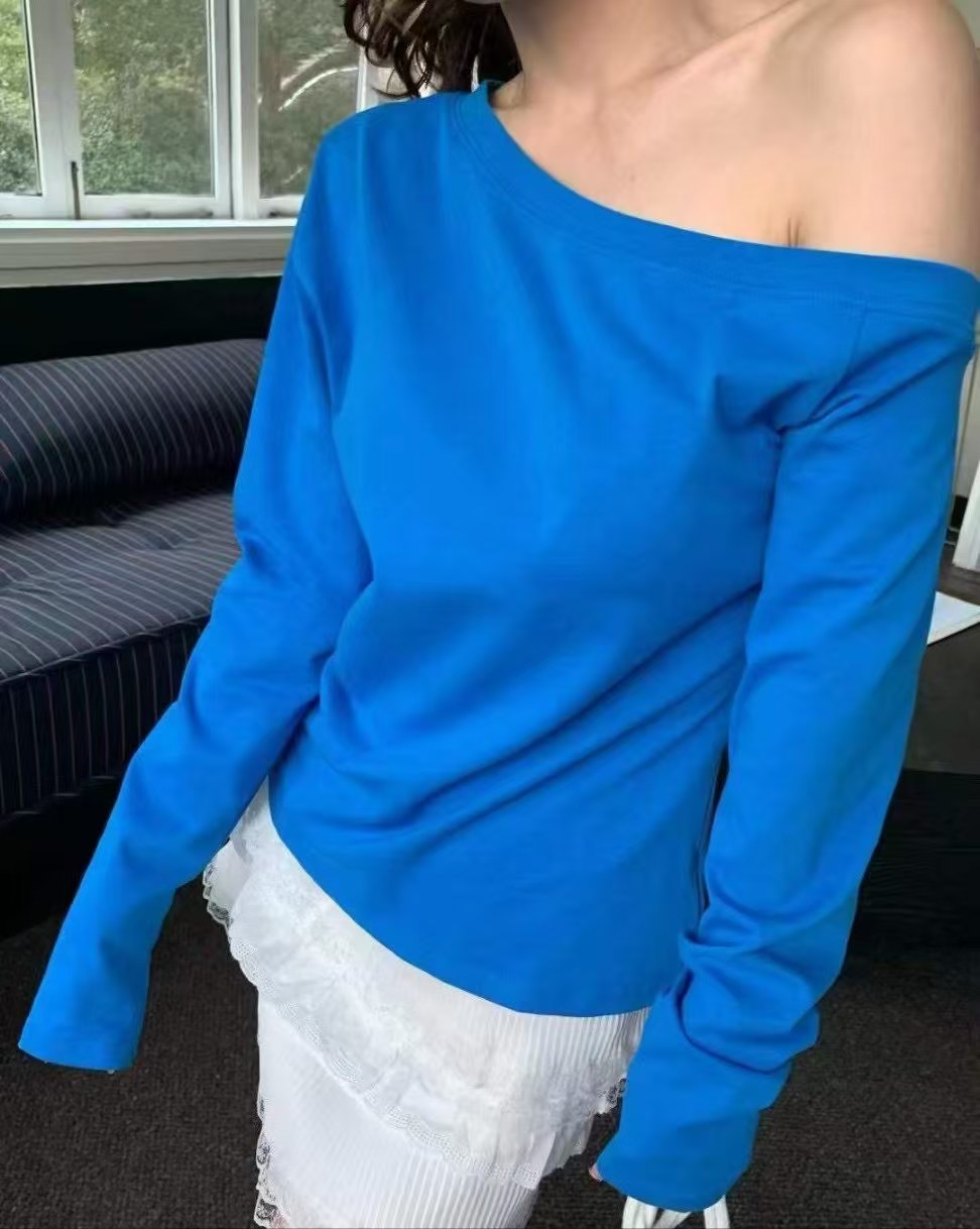 IN A ROW韓國直郵㊣女裝新款職業休閑人氣推薦時尚長袖T恤IN A ROW長袖T恤圖色6