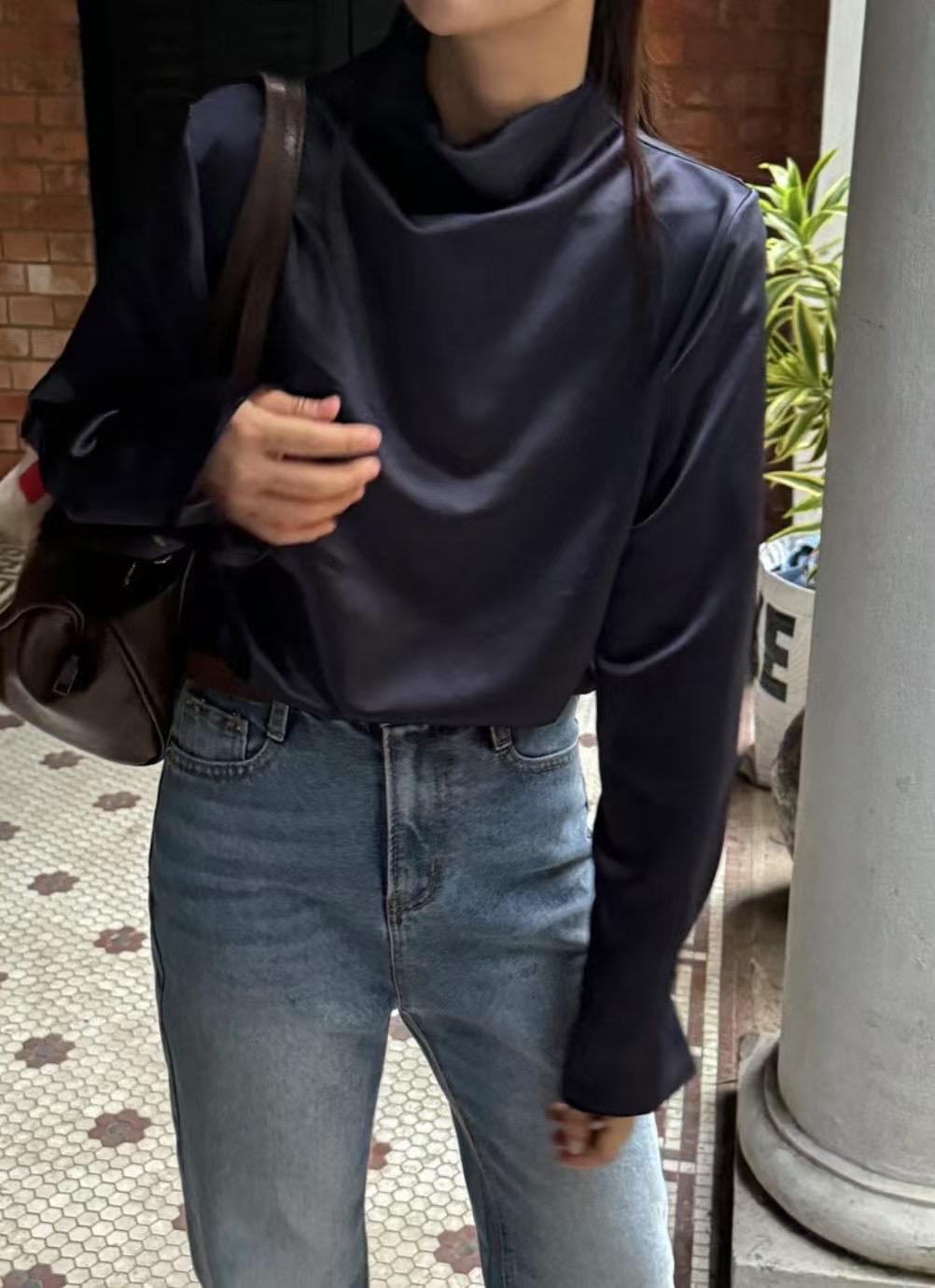 HIDEWAY直郵韓國代購㊣女裝新款休閑人氣推薦時尚襯衫蕾絲衫HIDEWAY襯衫/蕾絲衫