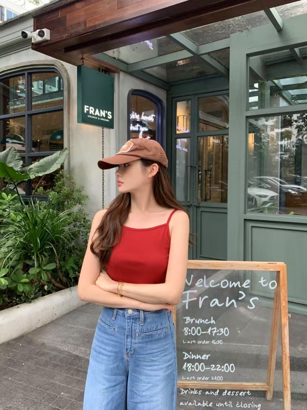 HIDEWAY韓國㊣直郵東大門代購女裝新款推薦25春夏時尚吊帶背心HIDEWAY吊帶/背心