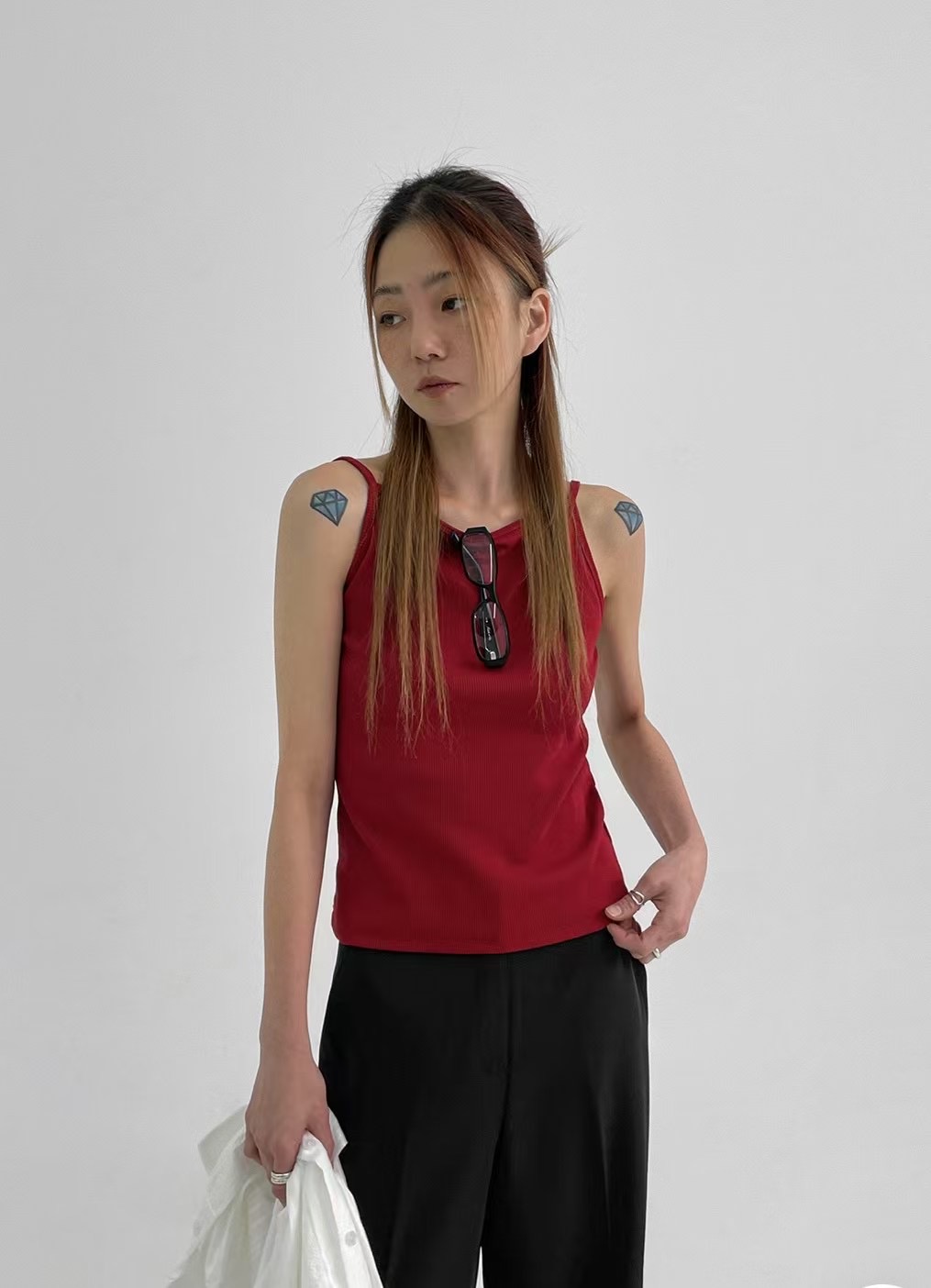 HIDEWAY韓國㊣直郵東大門代購女裝新款推薦25春夏時尚吊帶背心HIDEWAY吊帶/背心