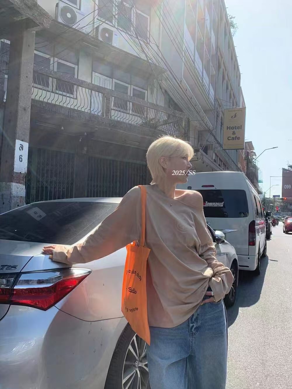 IN A ROW直郵韓國代購㊣女裝新款人氣時尚推薦休閑長袖T恤IN A ROW長袖T恤