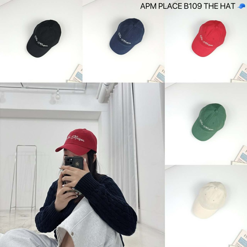 THE HAT-P韓國直郵㊣東大門實拍女裝新品25春夏休閑時尚帽子THE HAT帽子