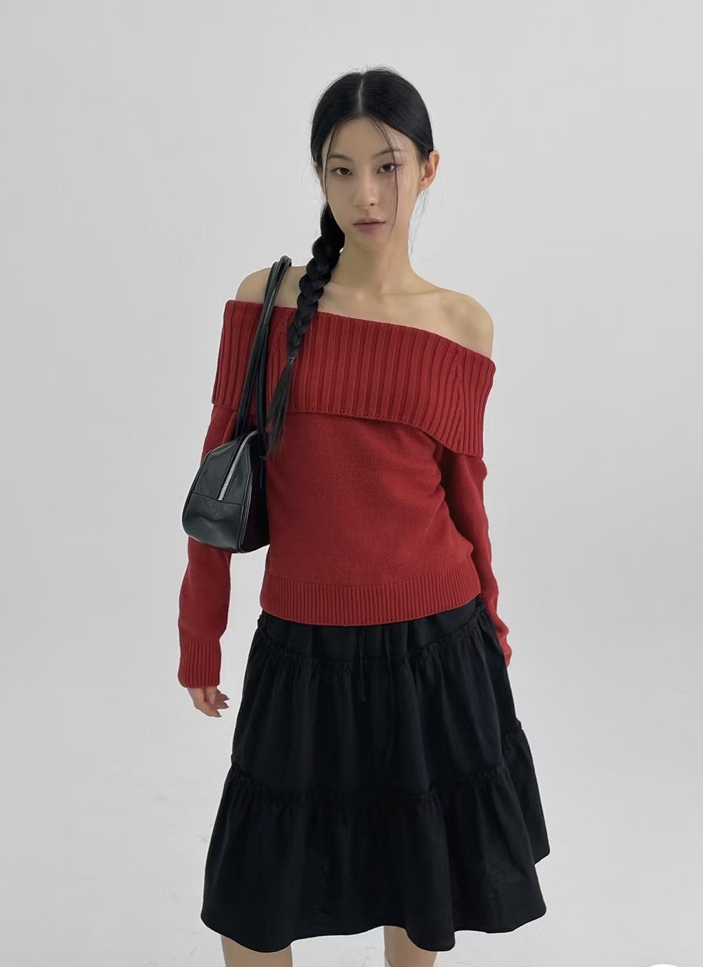 HIDEWAY韓國直郵㊣東大門實拍女裝新品人氣熱賣時尚毛衣羊毛HIDEWAY毛衣