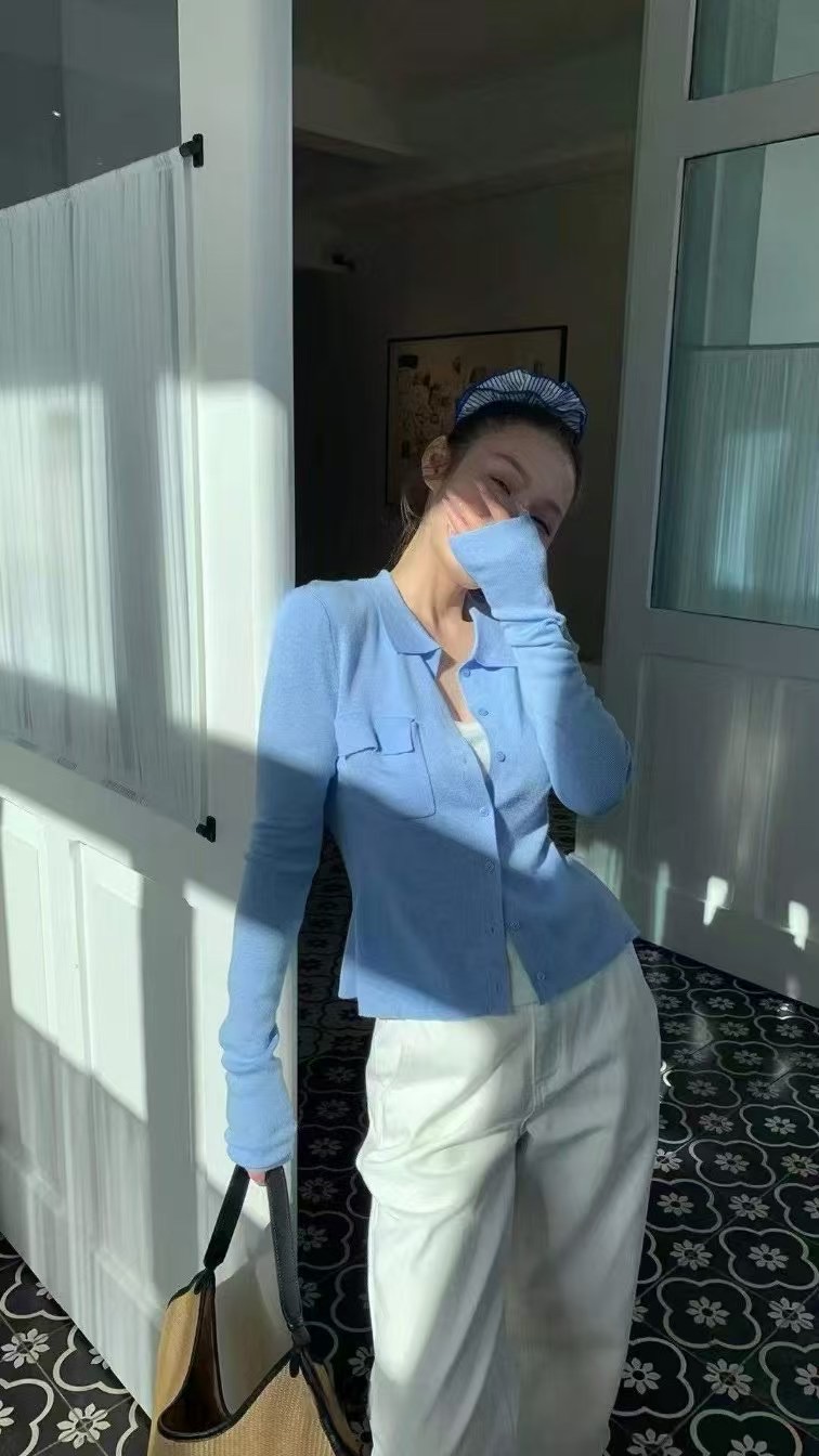 IN A ROW韓國直郵㊣女裝新品25春夏職業人氣推薦休閑針織衫IN A ROW針織衫圖色4