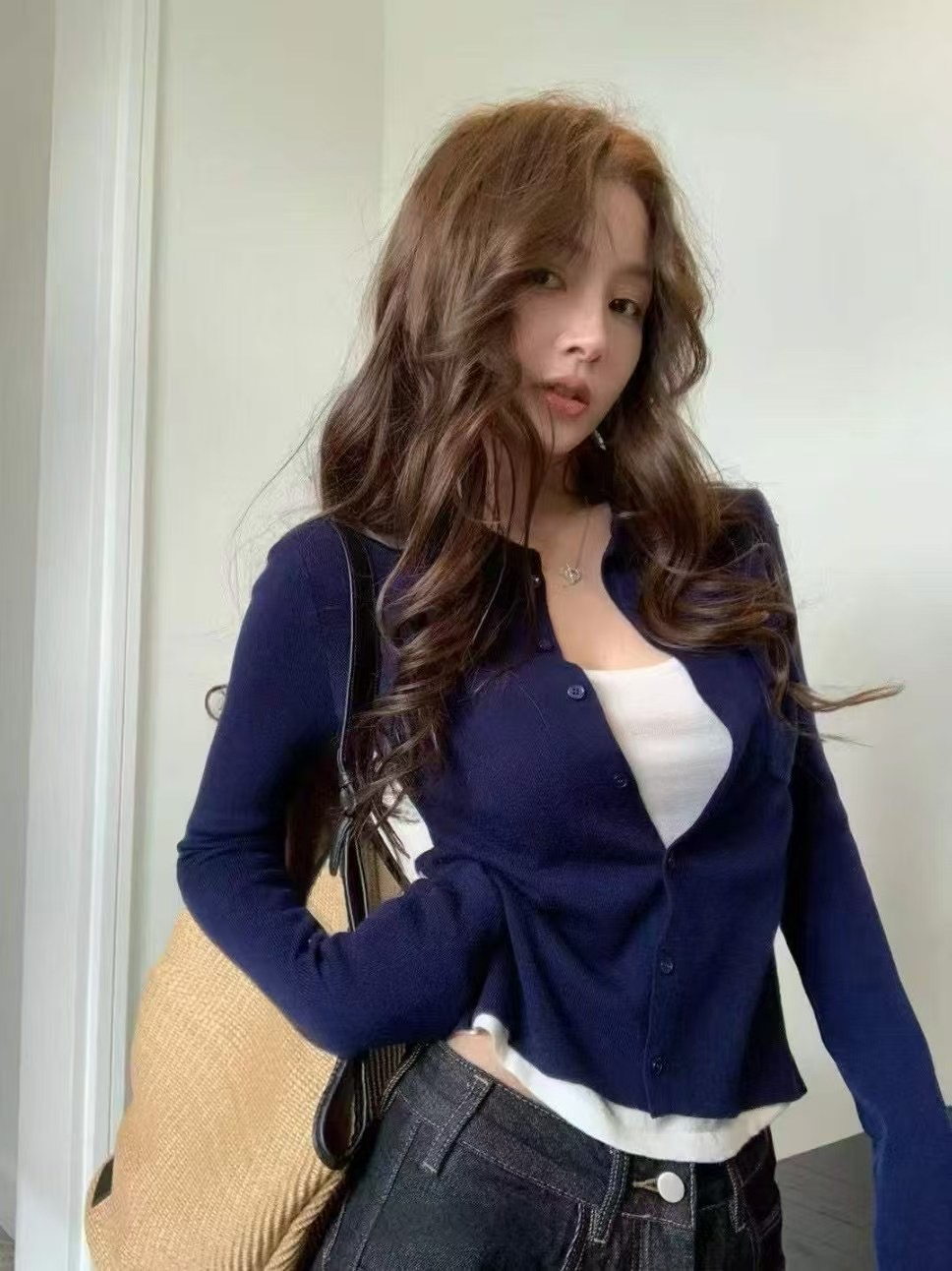 IN A ROW韓國直郵㊣女裝新品25春夏職業人氣推薦休閑針織衫IN A ROW針織衫圖色5
