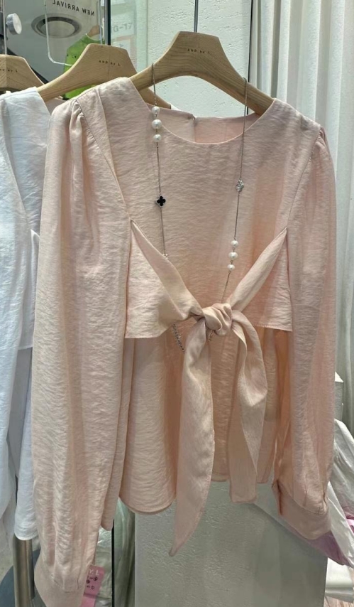 ANDBYL韓國㊣直郵東大門代購女裝新品25春夏職業襯衫蕾絲衫ANDBYL襯衫/蕾絲衫圖色3