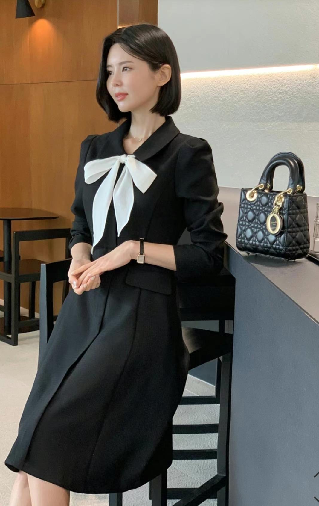 ANDBYL直郵韓國代購㊣女裝新品休閑時尚推薦職業25春夏連衣裙ANDBYL連衣裙