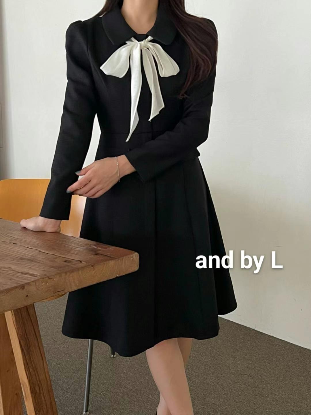ANDBYL直郵韓國代購㊣女裝新品休閑時尚推薦職業25春夏連衣裙ANDBYL連衣裙